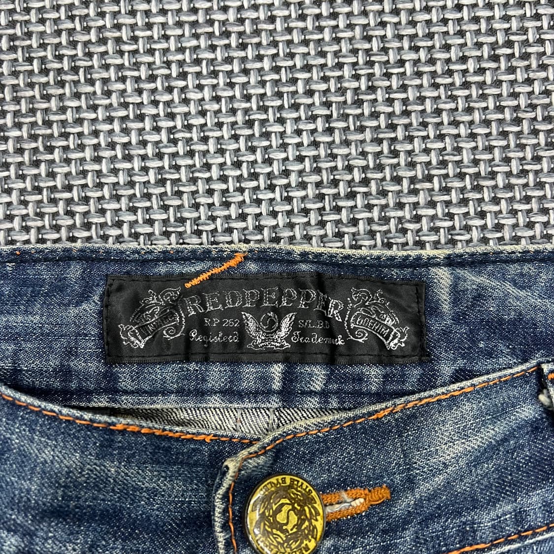 레드페퍼 빈티지 워싱 데님팬츠 상품이미지2