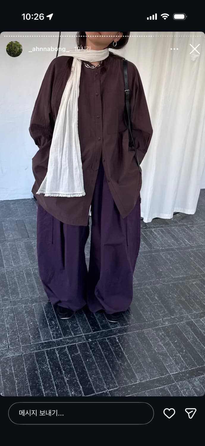 에토스 턱 헨리넥 셔츠 상품이미지5