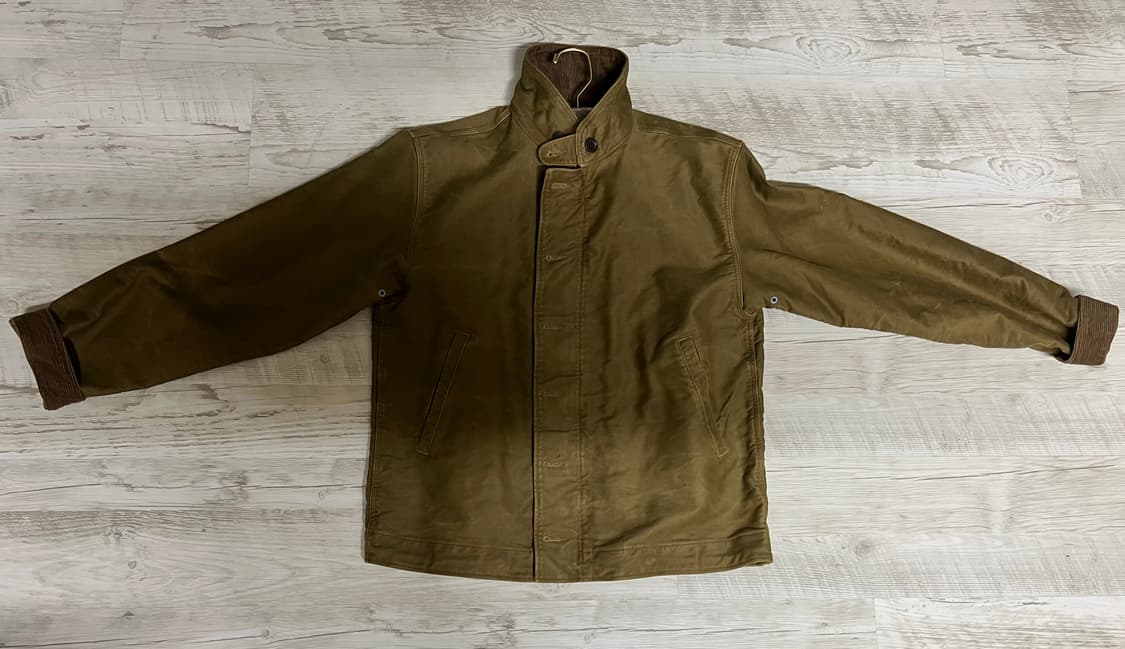 더블알엘 RRL 코듀로이 칼라 코튼 덱 재킷(m, 카키) 상품이미지1