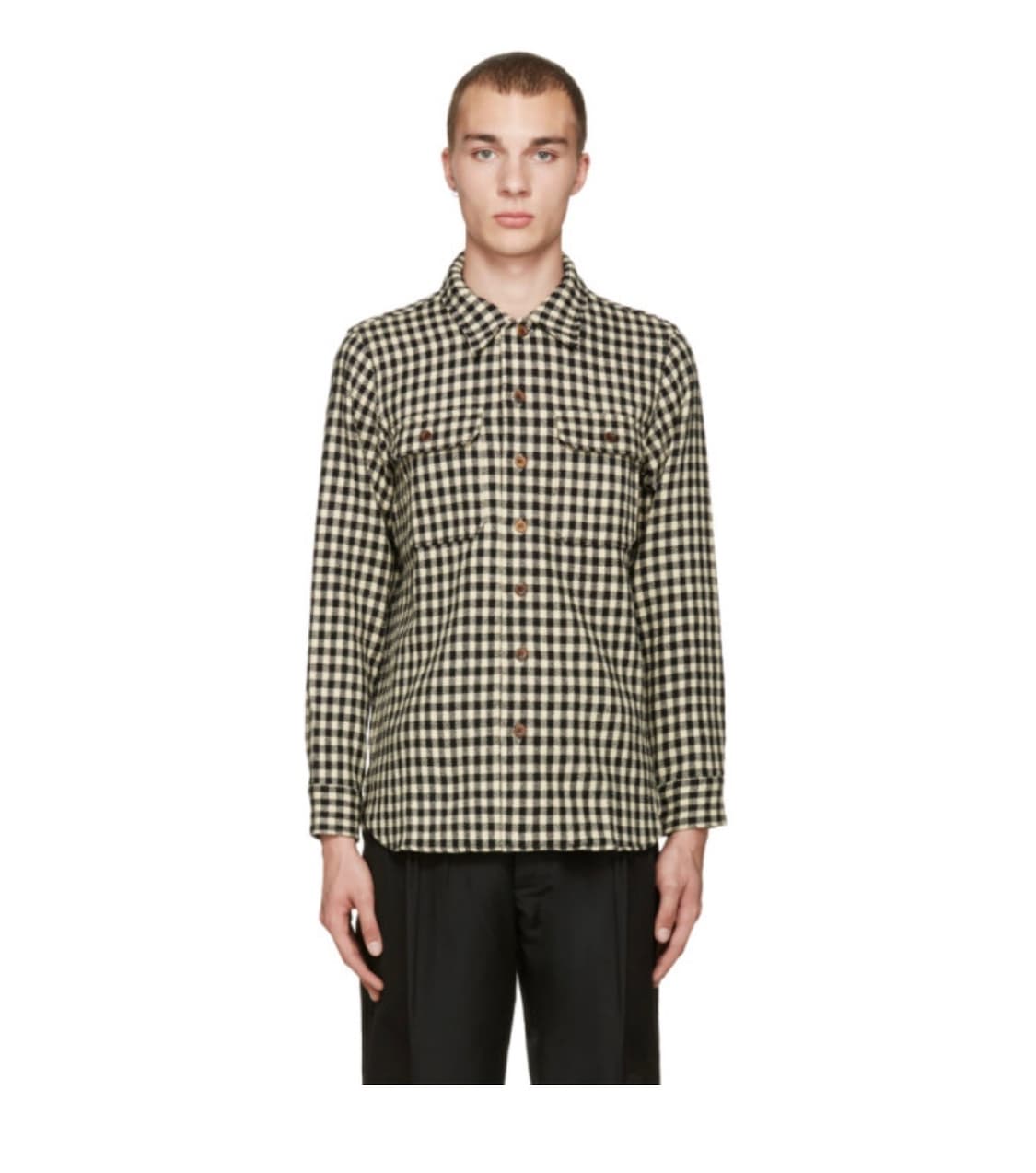 Visvim Black Check Big Game Shirt 상품이미지1