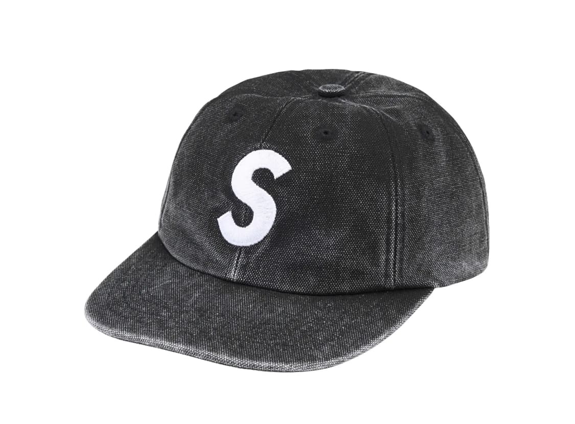 Supreme Pigment S Logo 6Panel Black 24fw 상품이미지1