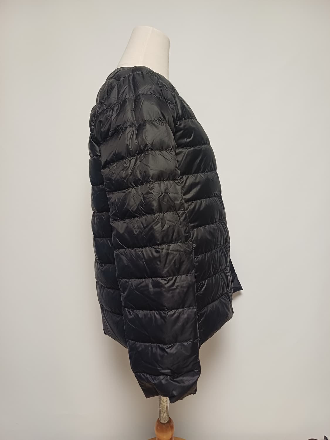 [24FW / 솜털 80%] ELLE PARIS 노칼라 경량 다운 점퍼 상품이미지2