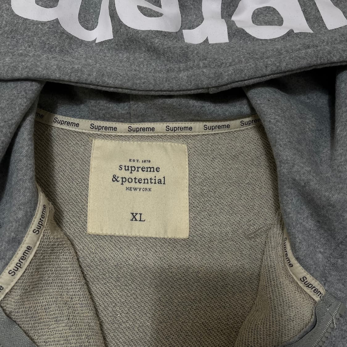 슈프림 Supreme 스몰 박스 로고 후드 집업 XL(105) 상품이미지3