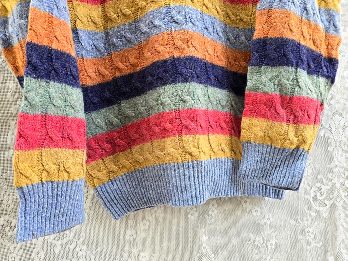 90s 오스발도 브루니 케이블 니트  (made in italy) 상품이미지3