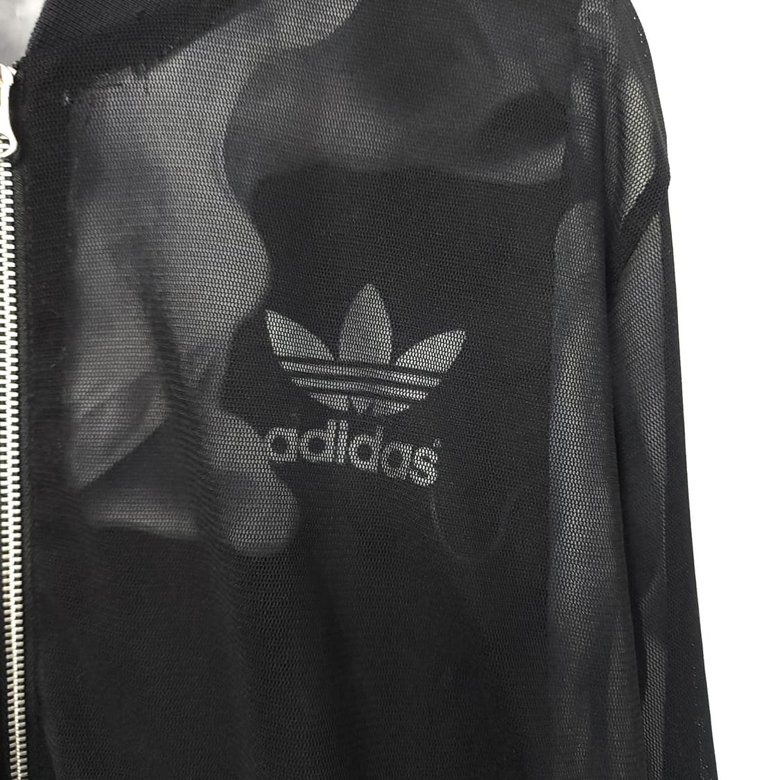 66[128] 아디다스 희귀템 져지 화이트 스모크 메쉬 트랙 자켓  상품이미지3