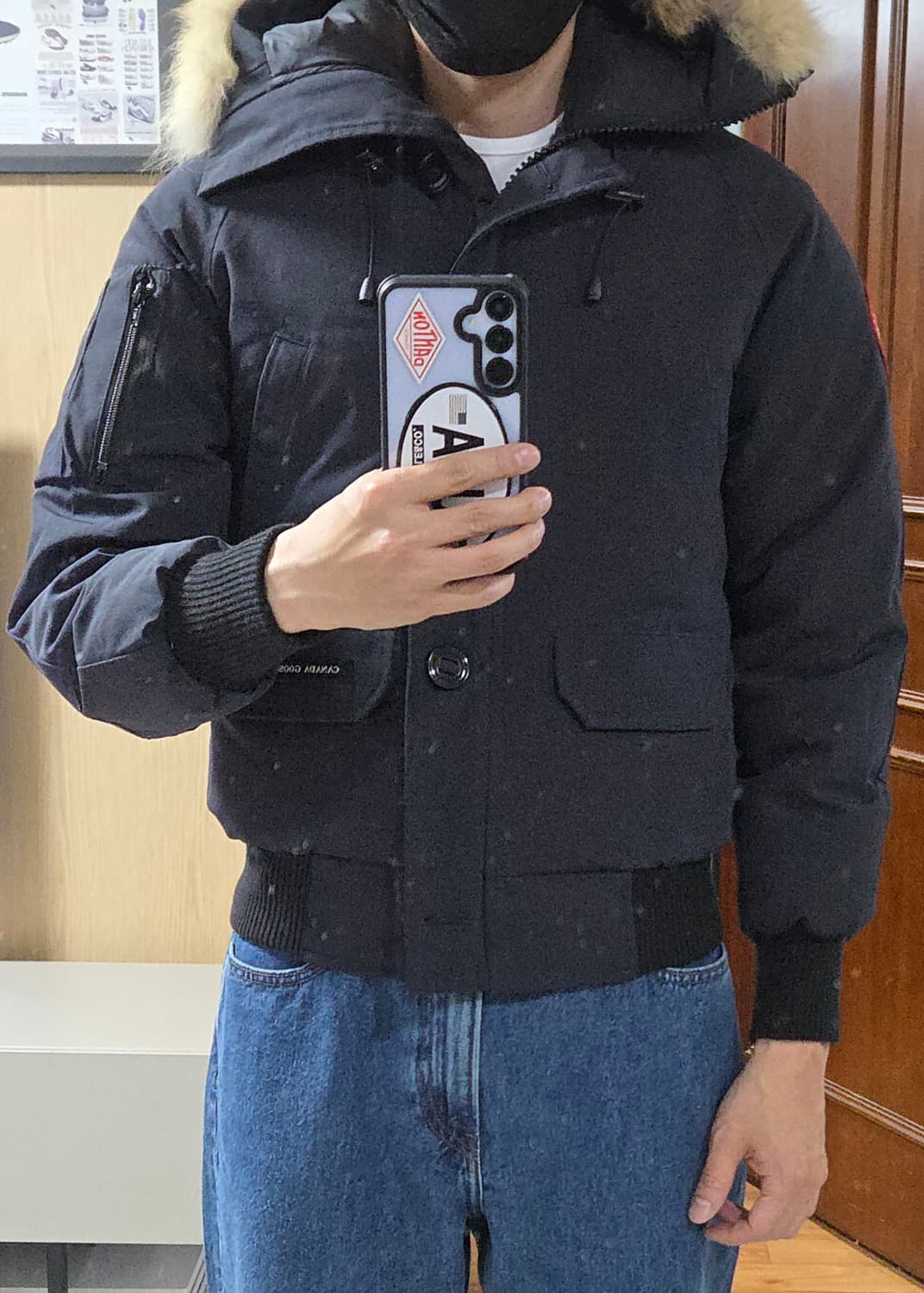 (착샷) 캐나다구스 칠리왁 네이비 상품이미지6