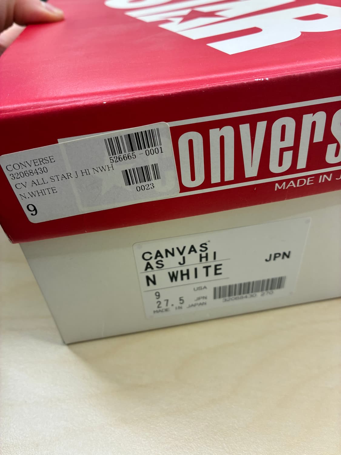 컨버스 올스타 제이 하이 일본 재팬 신발 캔버스 상품이미지4