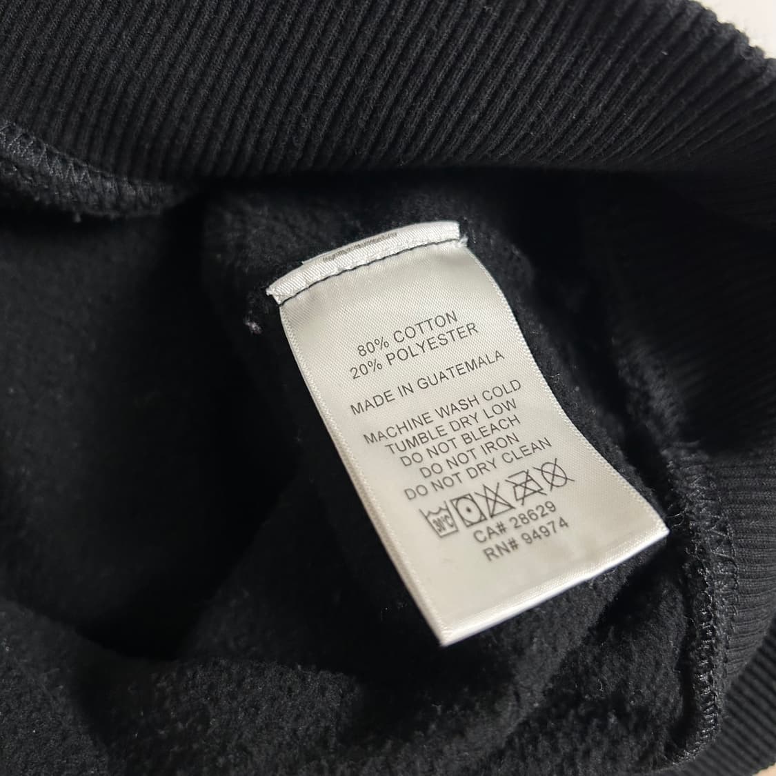 M 스투시 피스닷 후드 블랙 상품이미지7