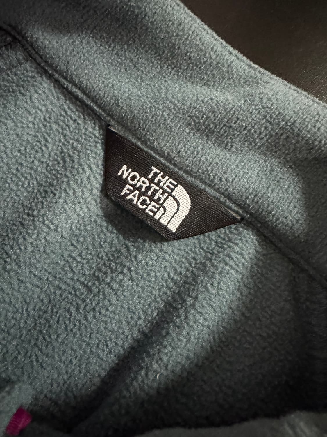 여성 노스페이스 풀오버 플리스 소재 반집업 티셔츠 s 상품이미지3