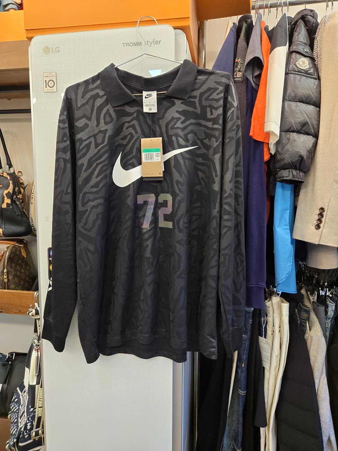 [쿨거환영]나이키 스포츠웨어 트렌드 롱슬리브 폴로 탑 상품이미지1