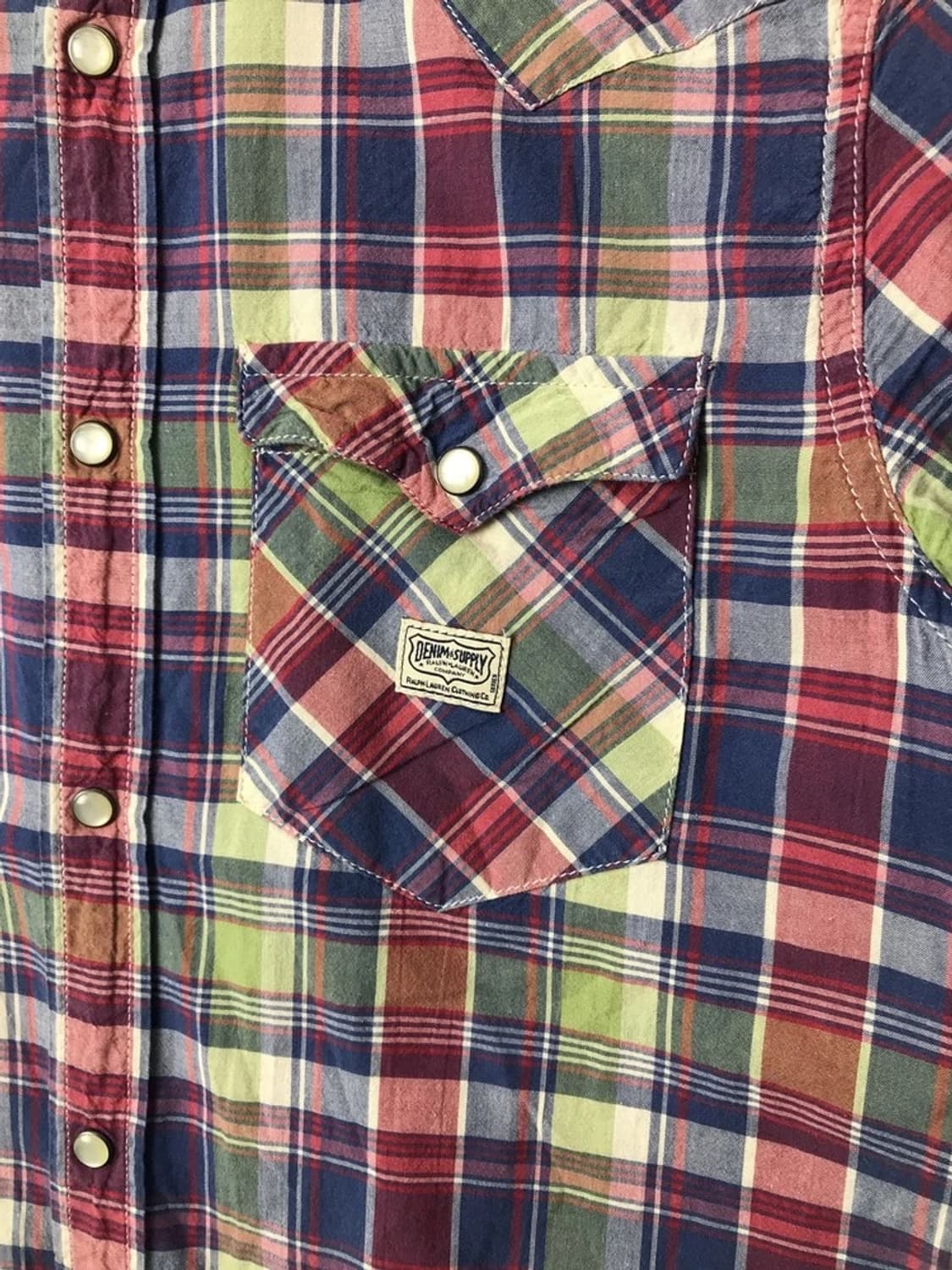 Denim Supply RL Plaid Western Shirt 상품이미지6
