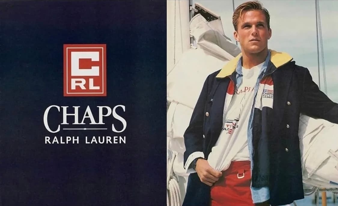 90's 챕스 랄프로렌 나일론 쉘 하프 집 아노락 자켓 L 상품이미지8