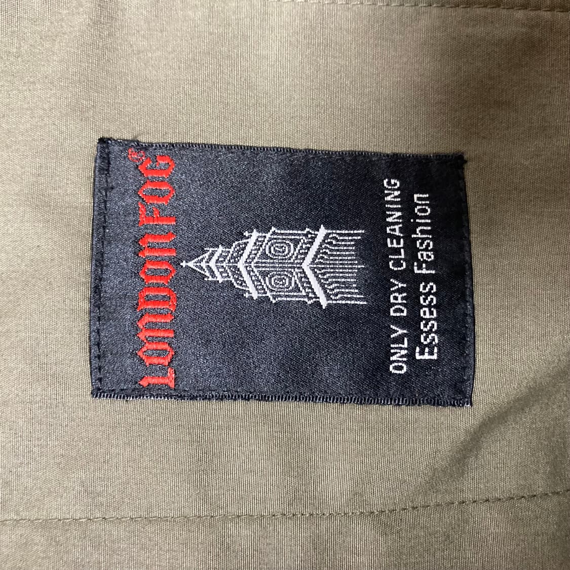 LONDON FOG 트렌치 맥 코트 (올리브 카키/L~XL) 상품이미지5