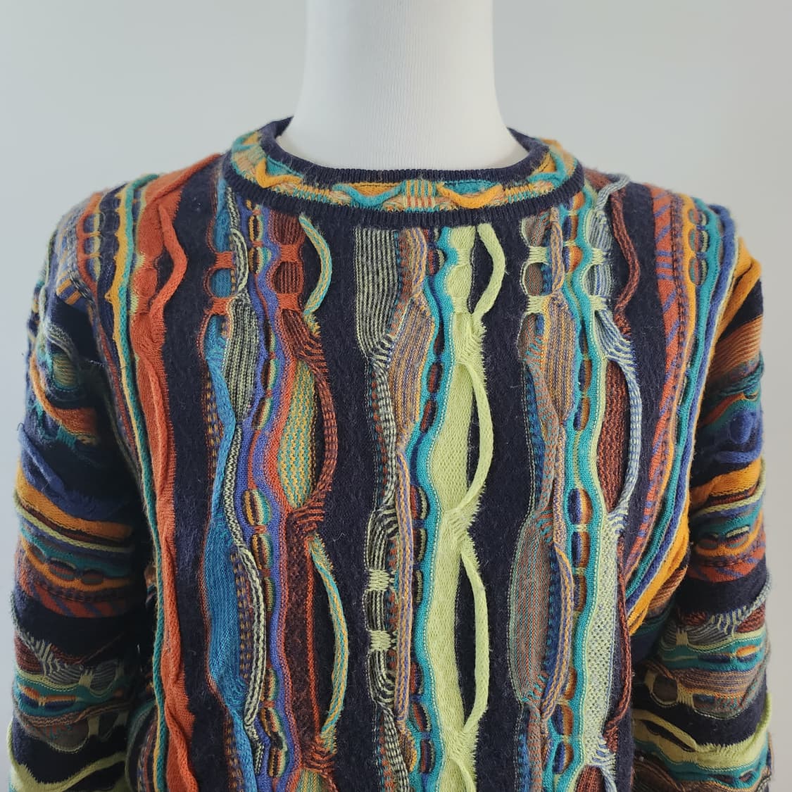 빈티지 케이블 니트 여성 쿠지스타일 상품이미지3