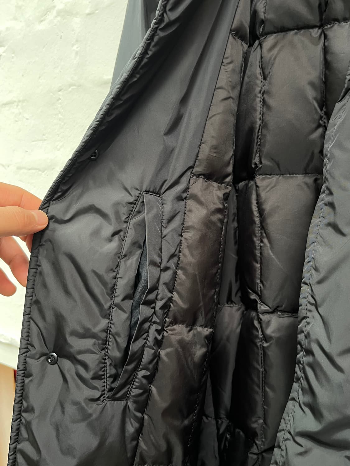 Theory 히든 버튼 다운 패딩 코트 38 상품이미지7