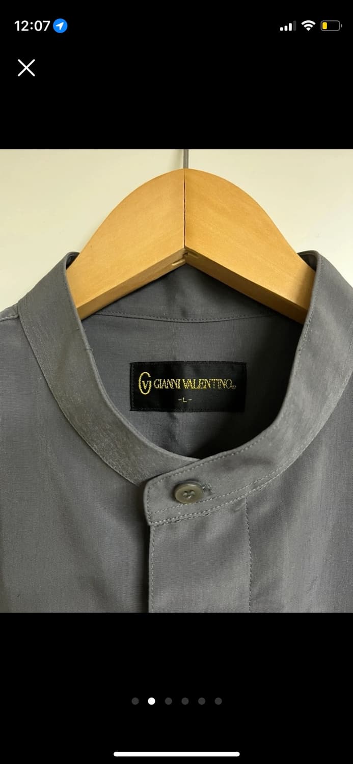 발렌티노 회색 셔츠 상품이미지2