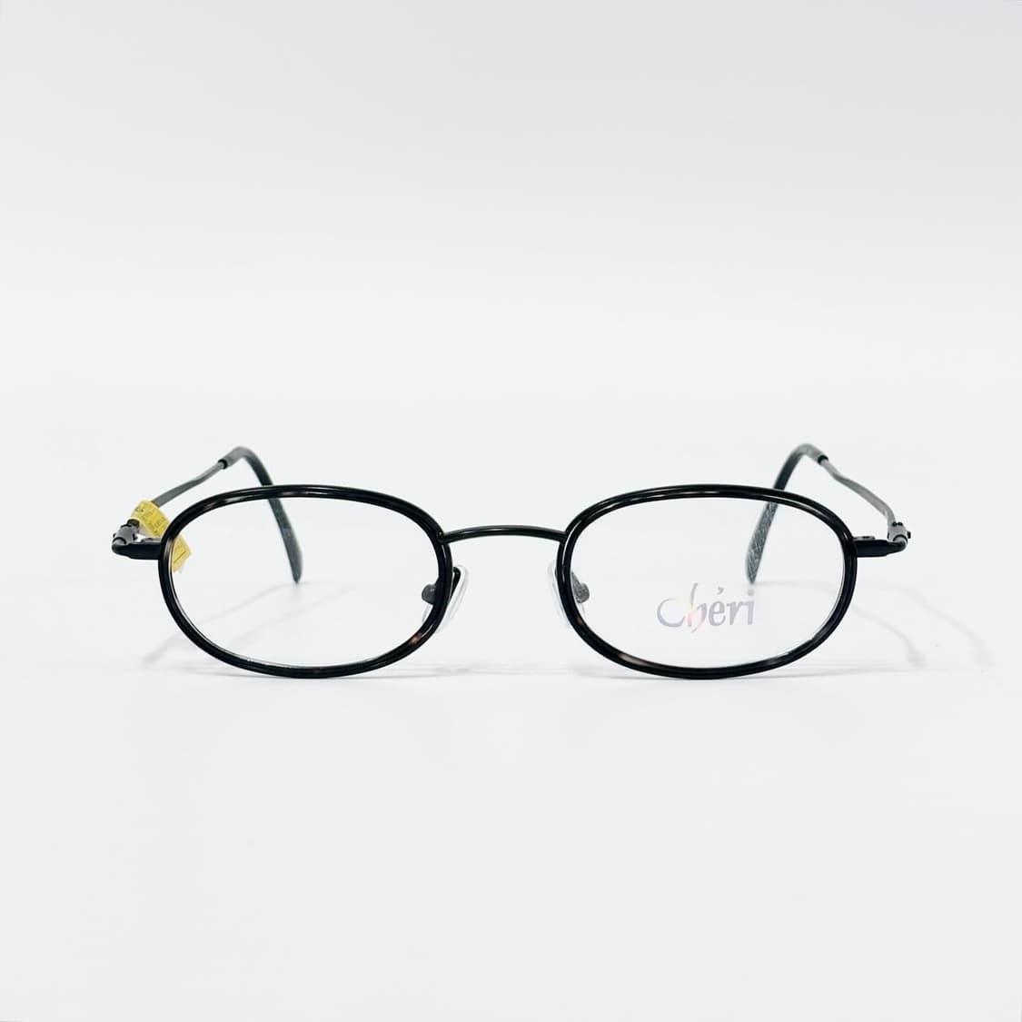 CHERI 블랙 오벌 데드스탁 빈티지안경 상품이미지1