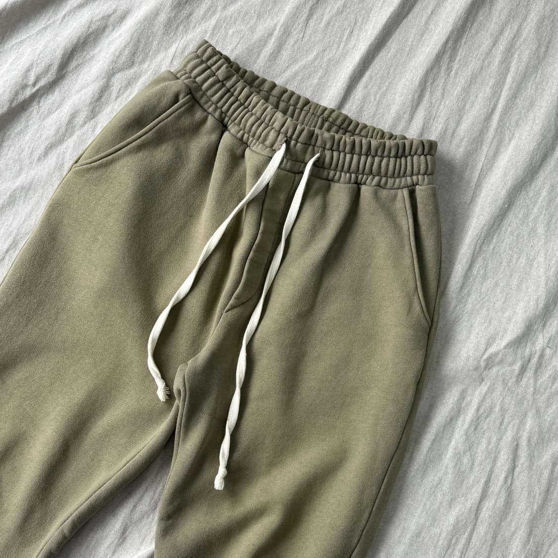 Yyy 스트랩 카키 스웻팬츠 L 상품이미지2