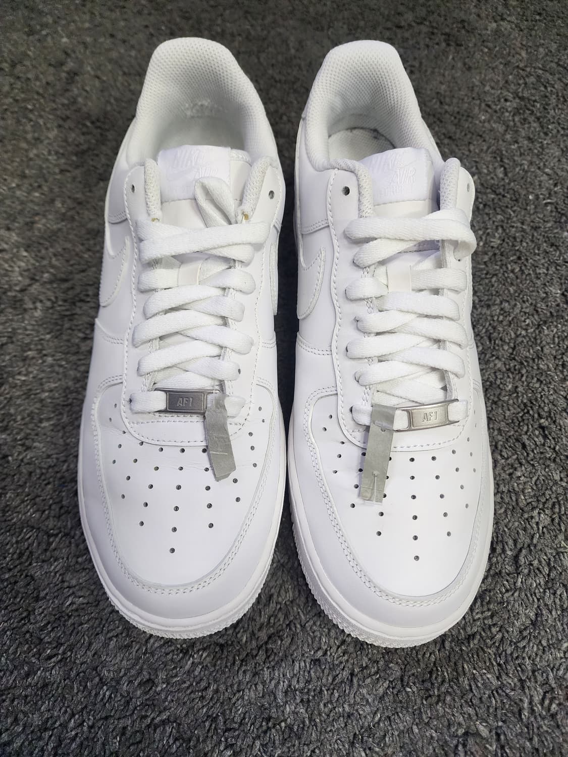 나이키 에어포스1 로우 화이트 275사이즈 상품이미지5
