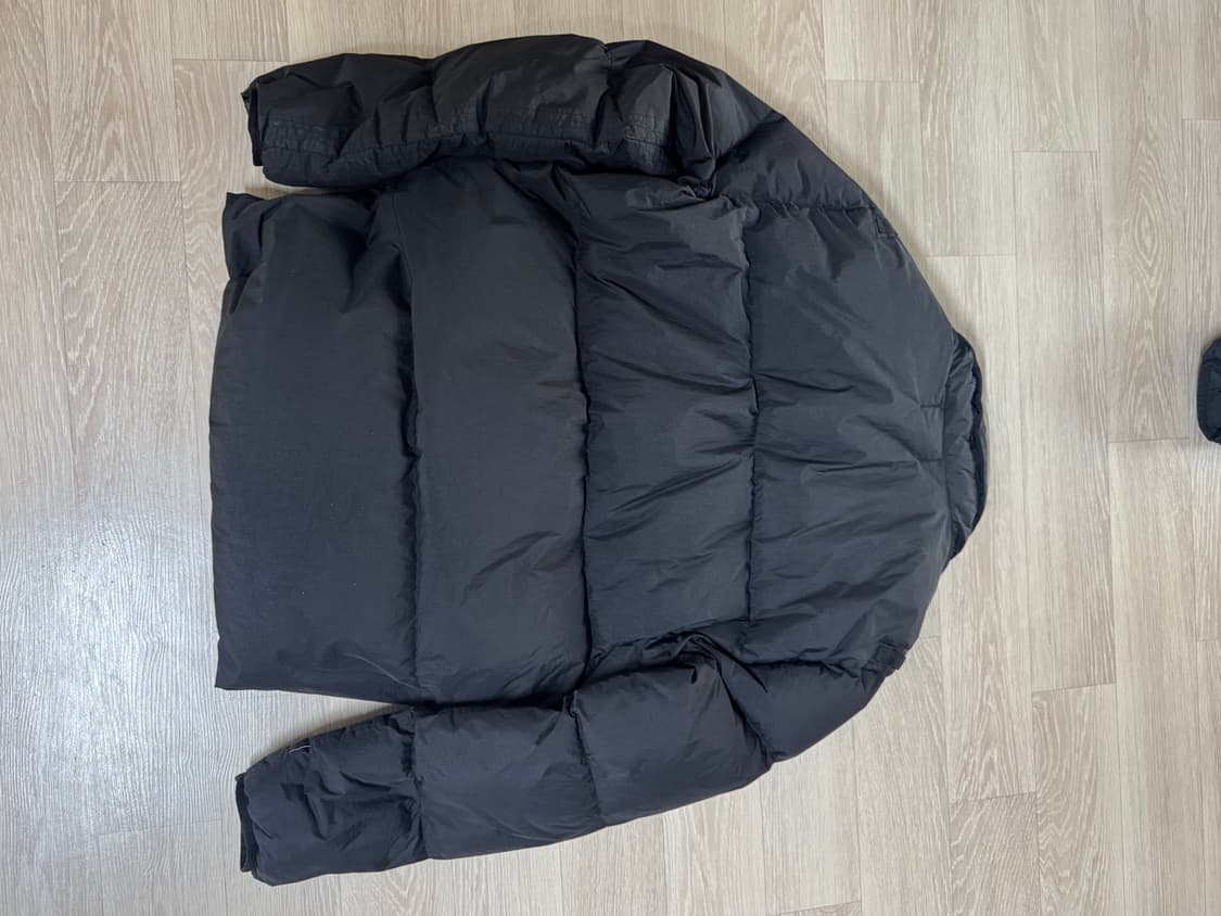 22FW L 블랙 스톤아일랜드 크링클랩스 패딩  상품이미지4