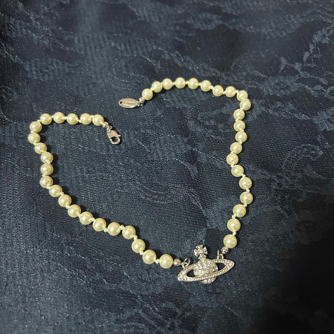 비비안웨스트우드 진주 목걸이 실버 상품이미지3