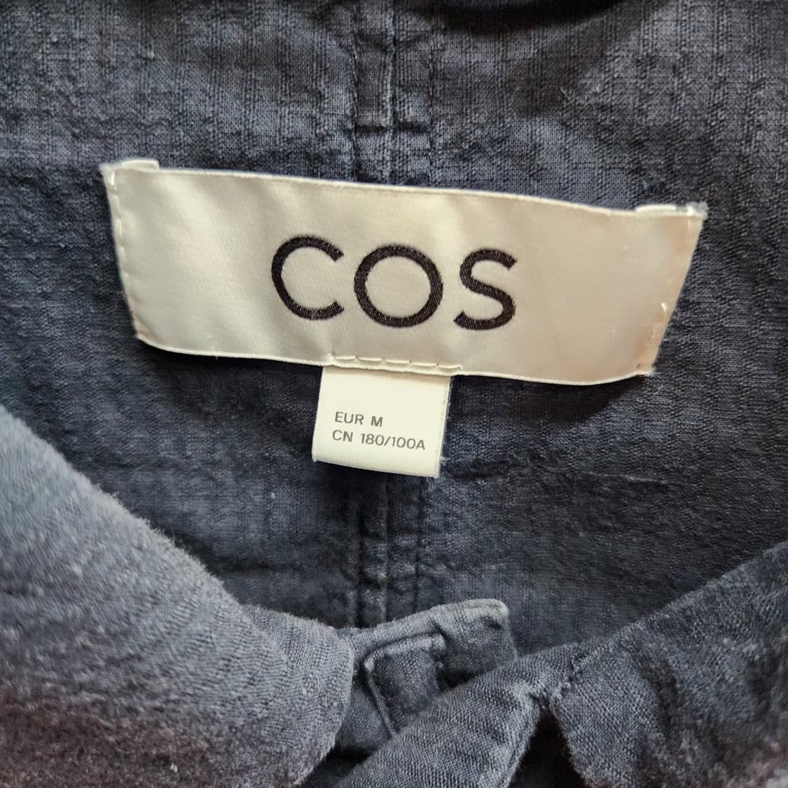 COS 코스 유틸리티 투포켓 린넨혼방 반팔셔츠 M(L) 상품이미지5