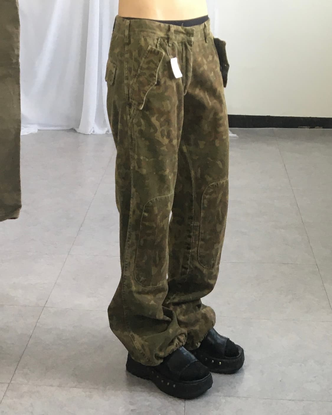 Pattern knee point pants 상품이미지8