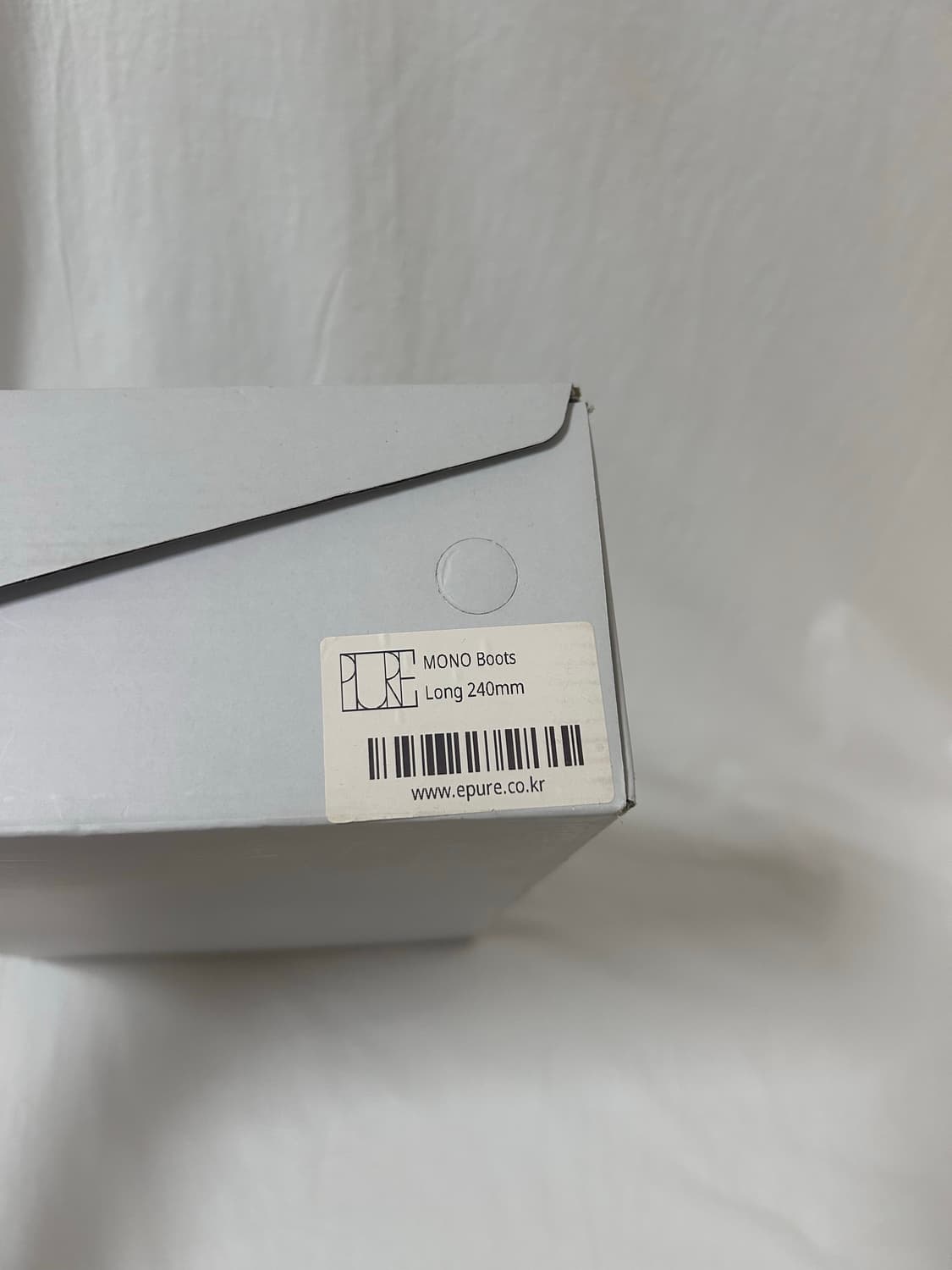 EPURE 모노 롱부츠 블랙 240mm 상품이미지5