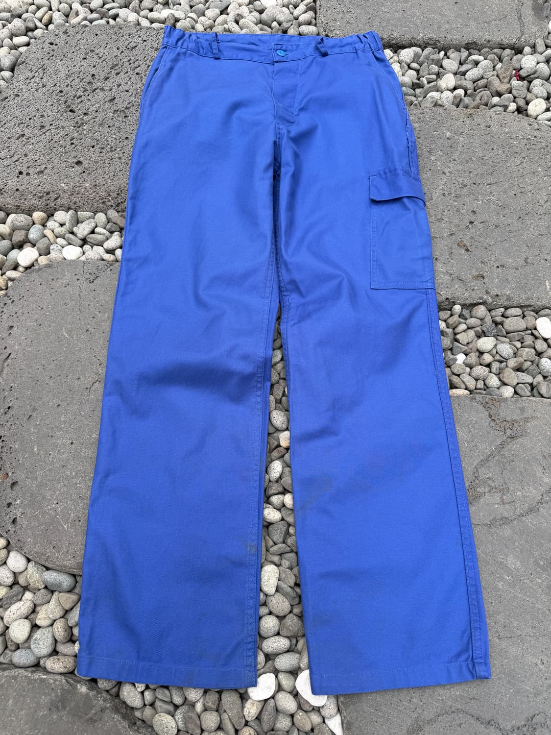 EURO UTILITY WASHED BLUE 빈티지 프렌치워크팬츠 상품이미지1