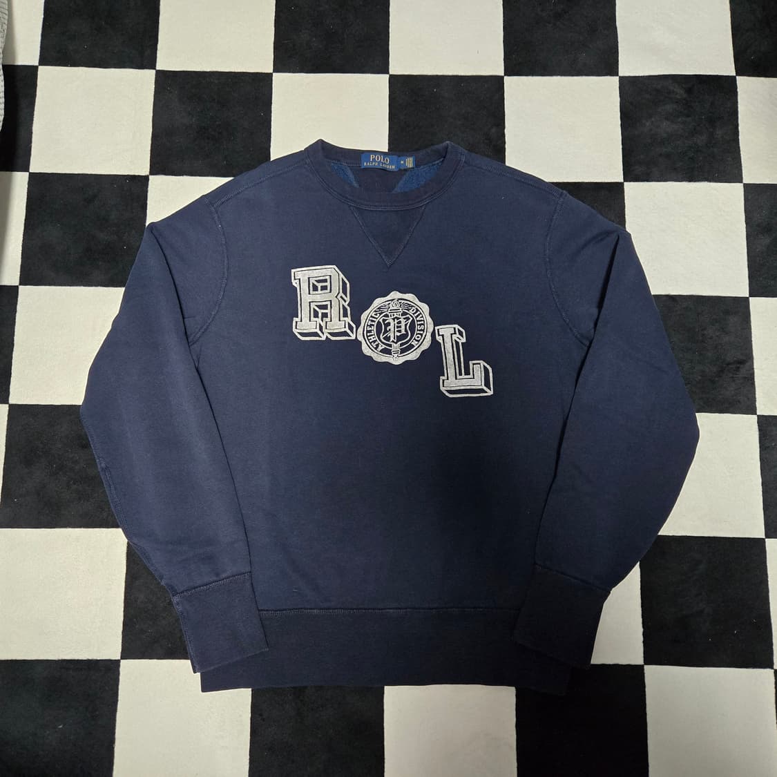 M 폴로랄프로렌 RL 피그먼트 스웻셔츠 네이비 상품이미지1