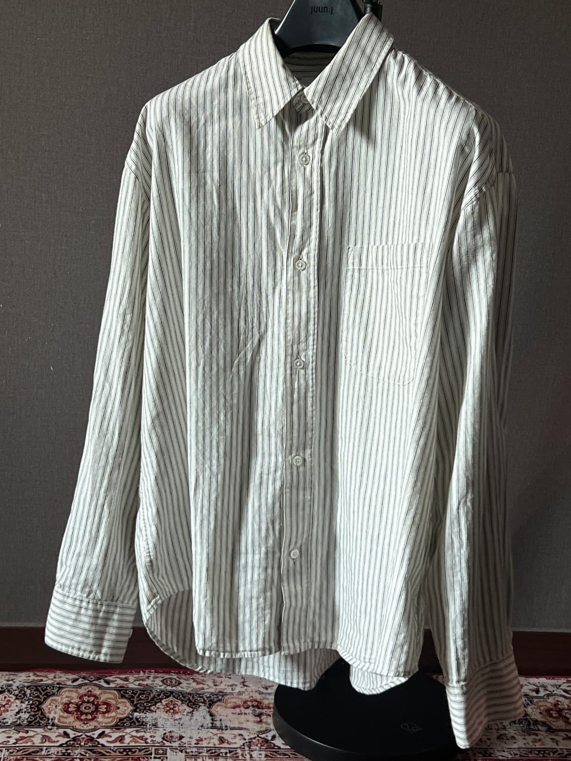 Art If Acts 아이보리 스트라이프 셔츠[L] 상품이미지2