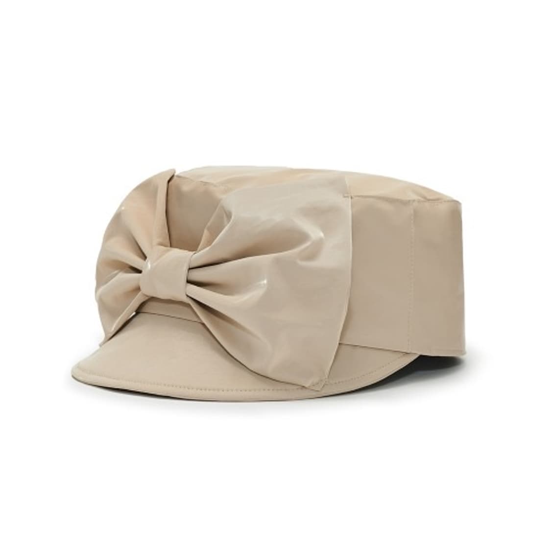 어썸니즈) BELLBOY CAP RIBBON BEIGE 상품이미지1