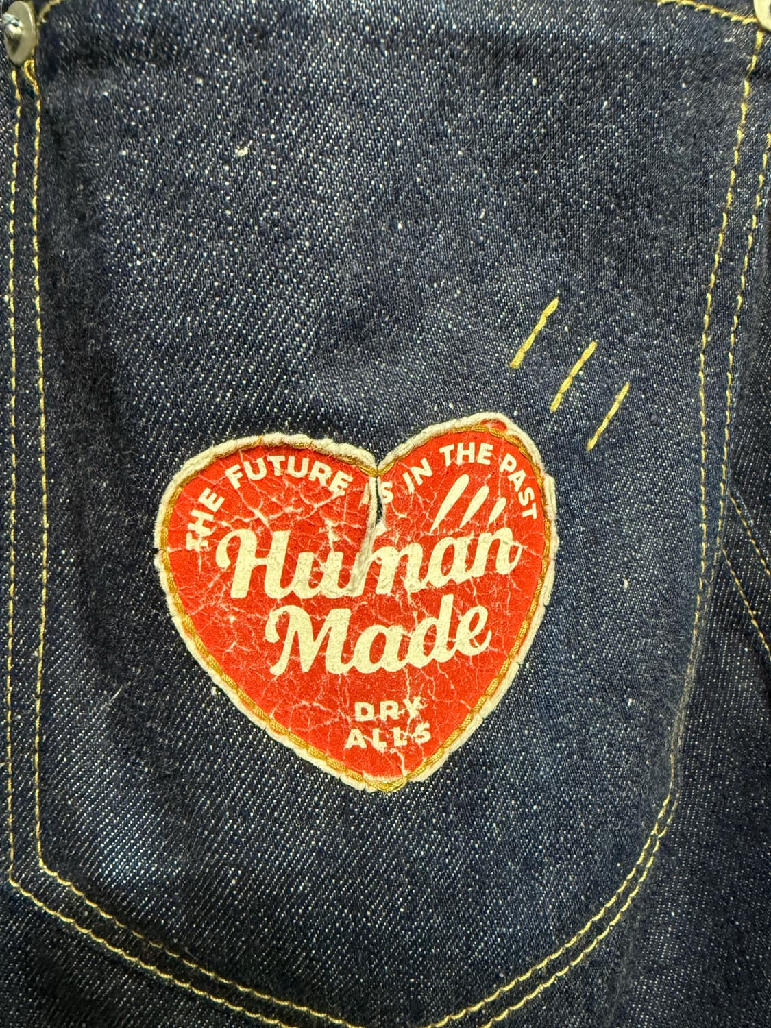 휴먼메이드 데님워크자켓 패스트인디고 (L) 상품이미지4