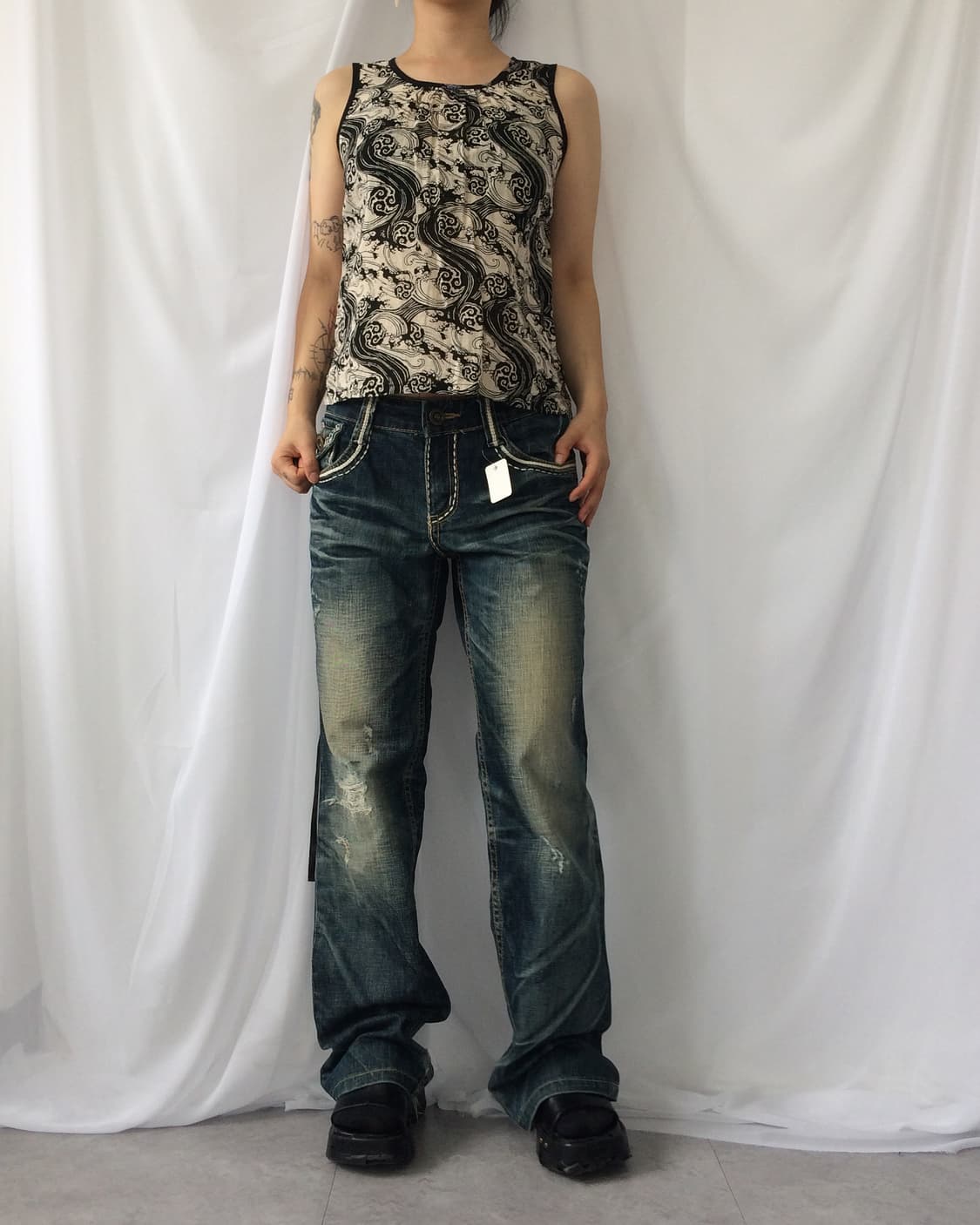 Ethnic mood sleeveless 상품이미지5