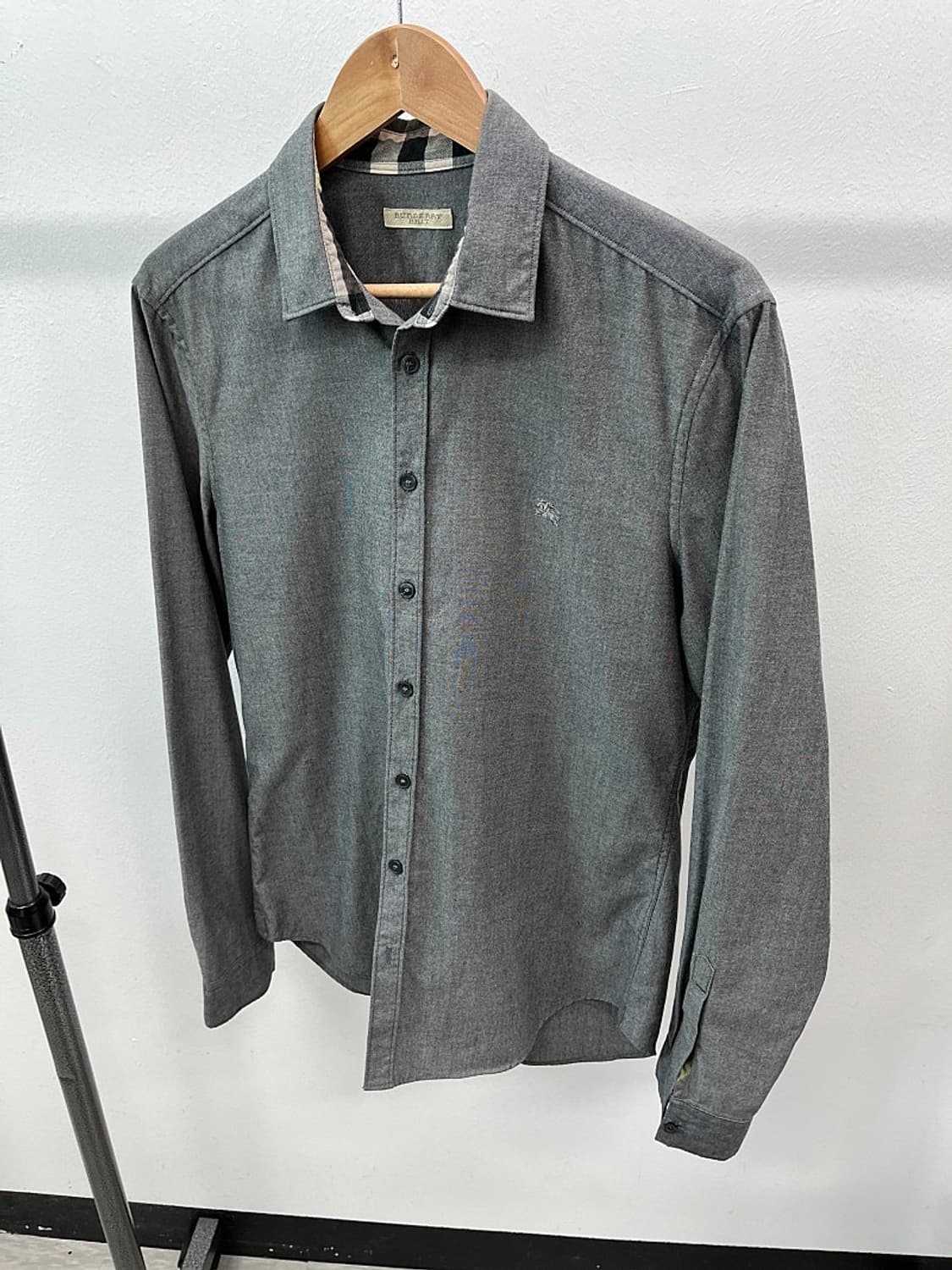 95-100) 버버리 브릿 그레이 셔츠 상품이미지1