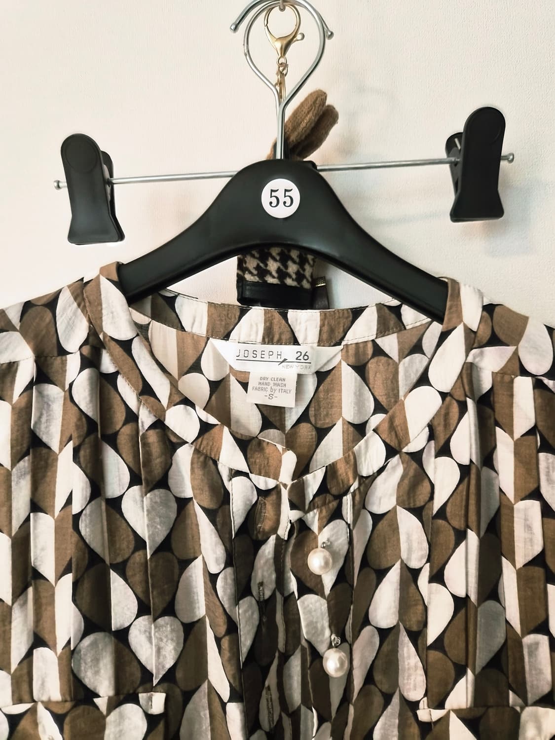 조셉 유니크한 하트 패턴 셔츠 롱 원피스 상품이미지3