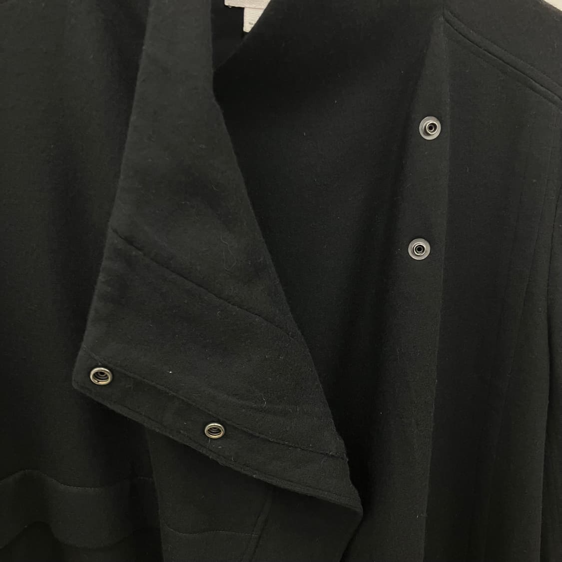 헬무트 랭 비대칭 울 코트 S 상품이미지5