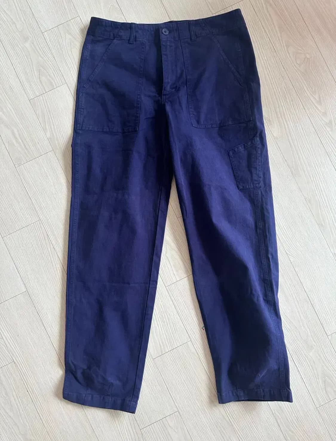 [34] 에임레온도르 팬츠  네이비 워시드 팬츠 상품이미지2