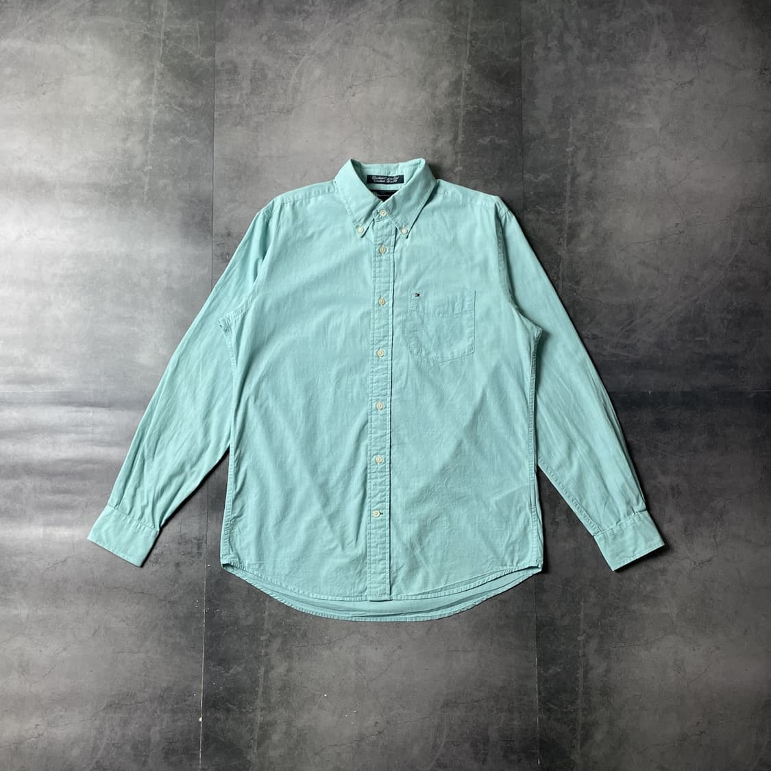 TOMMY HILFIGER 토미힐피거 민트 코튼 셔츠 A00584 상품이미지1
