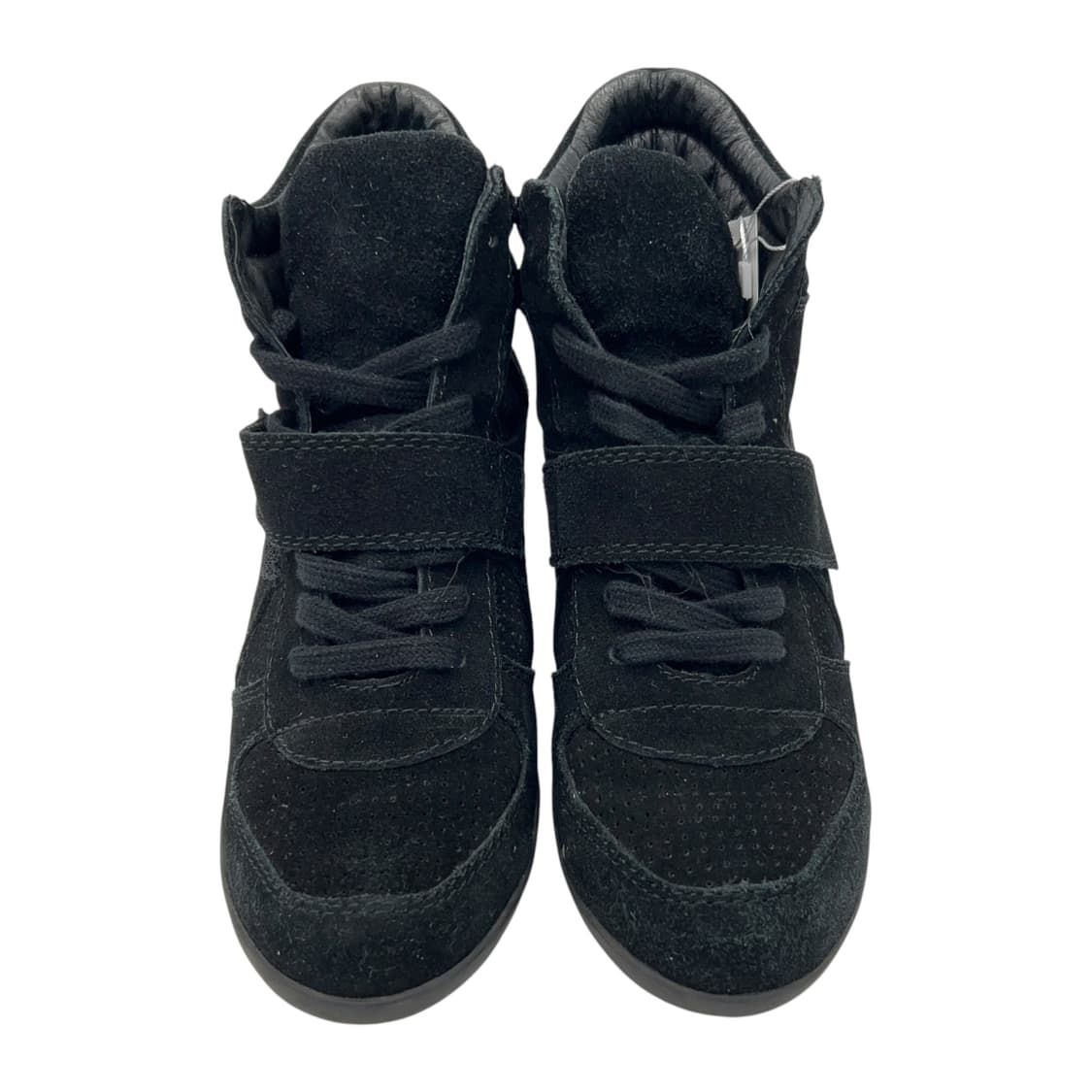 245 W 아쉬 보위 웨지 스니커즈 스웨이드 블랙 (EU38) 상품이미지4