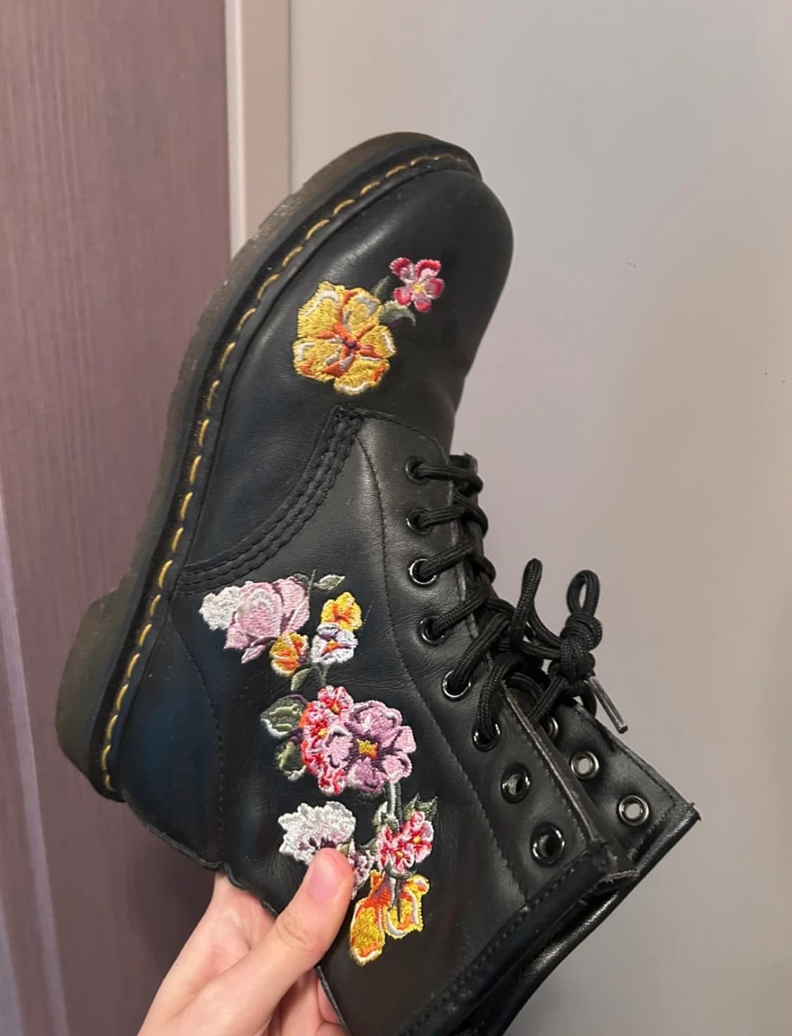 닥터마틴 플로랄 부츠 워커 상품이미지2