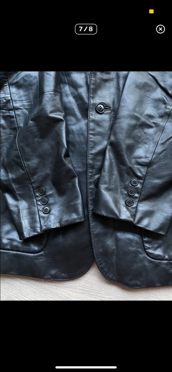 올드갭 레더 블레이저 라지 상품이미지8