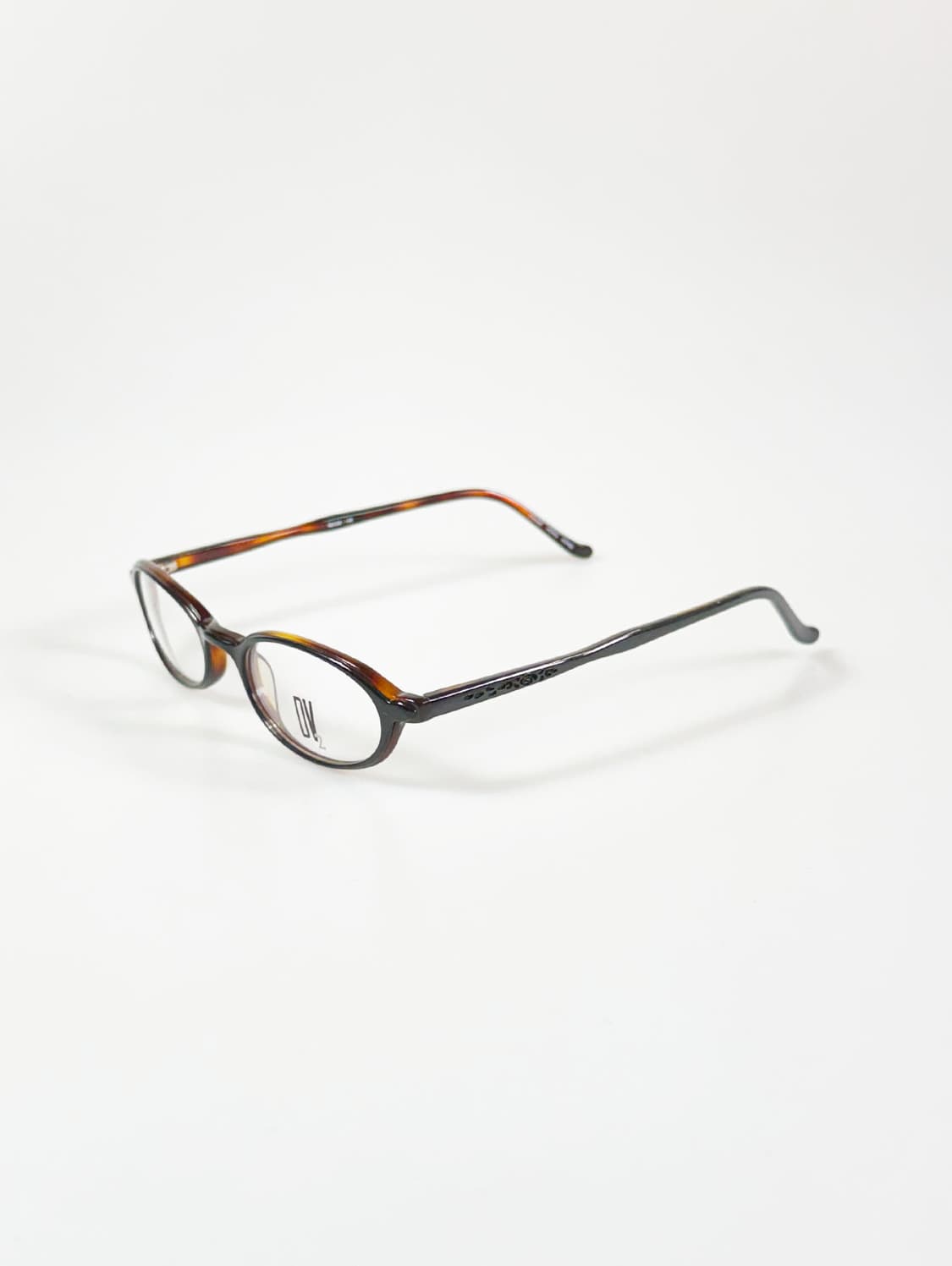 90s DEJAVU 블랙 & 톨토이즈 오벌 뿔테 빈티지 안경 상품이미지4