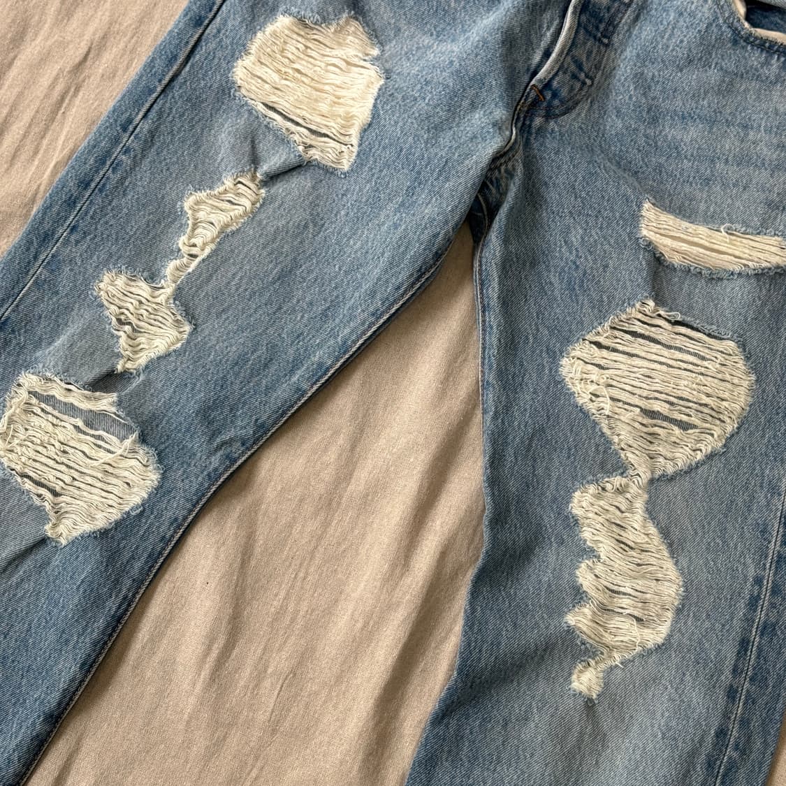 리바이스 데드스탁 데미지 중청 501 32 상품이미지2