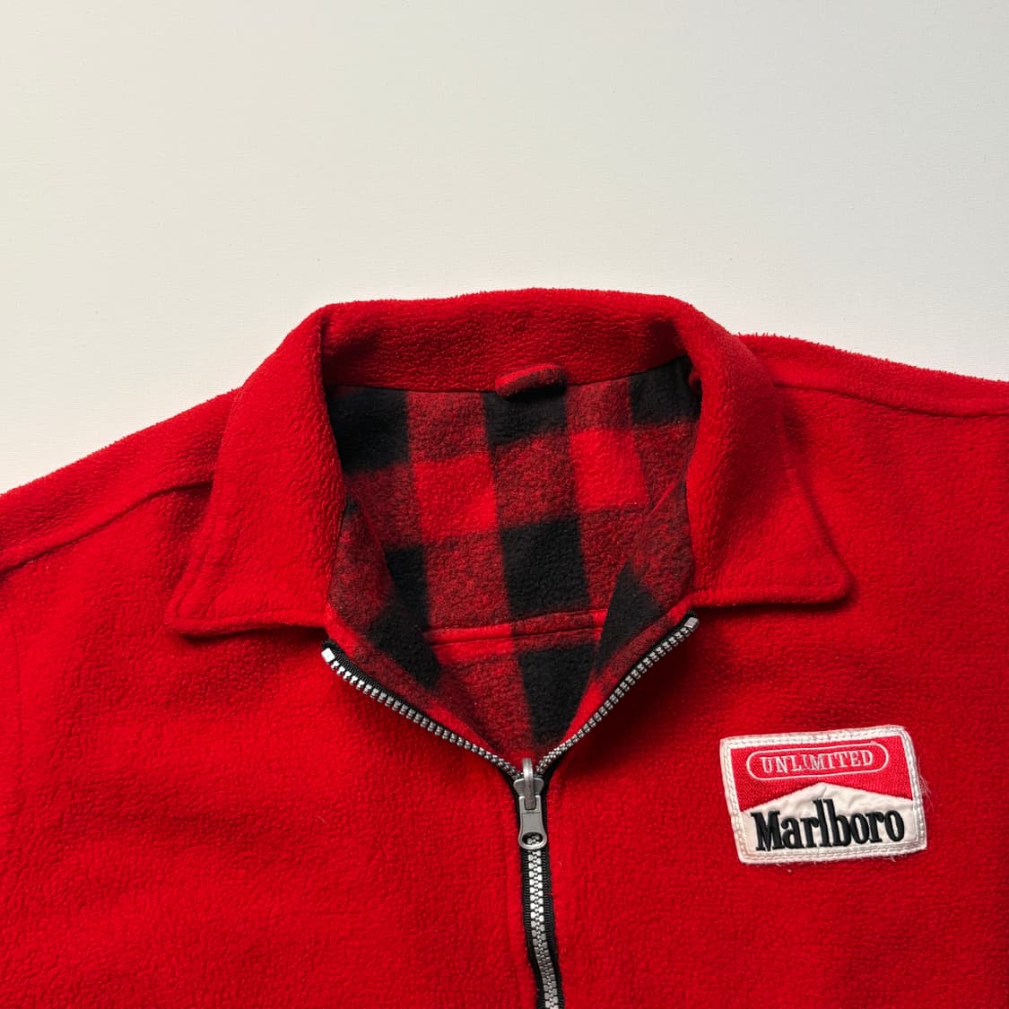 [M~L] 말보루 리버시블 하프집업 플리스 상품이미지3