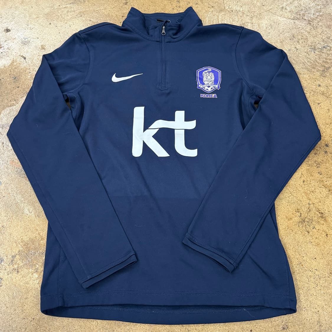 [정품/S,95] 나이키 스우시 국대 반집업 드릴탑 b10 상품이미지2