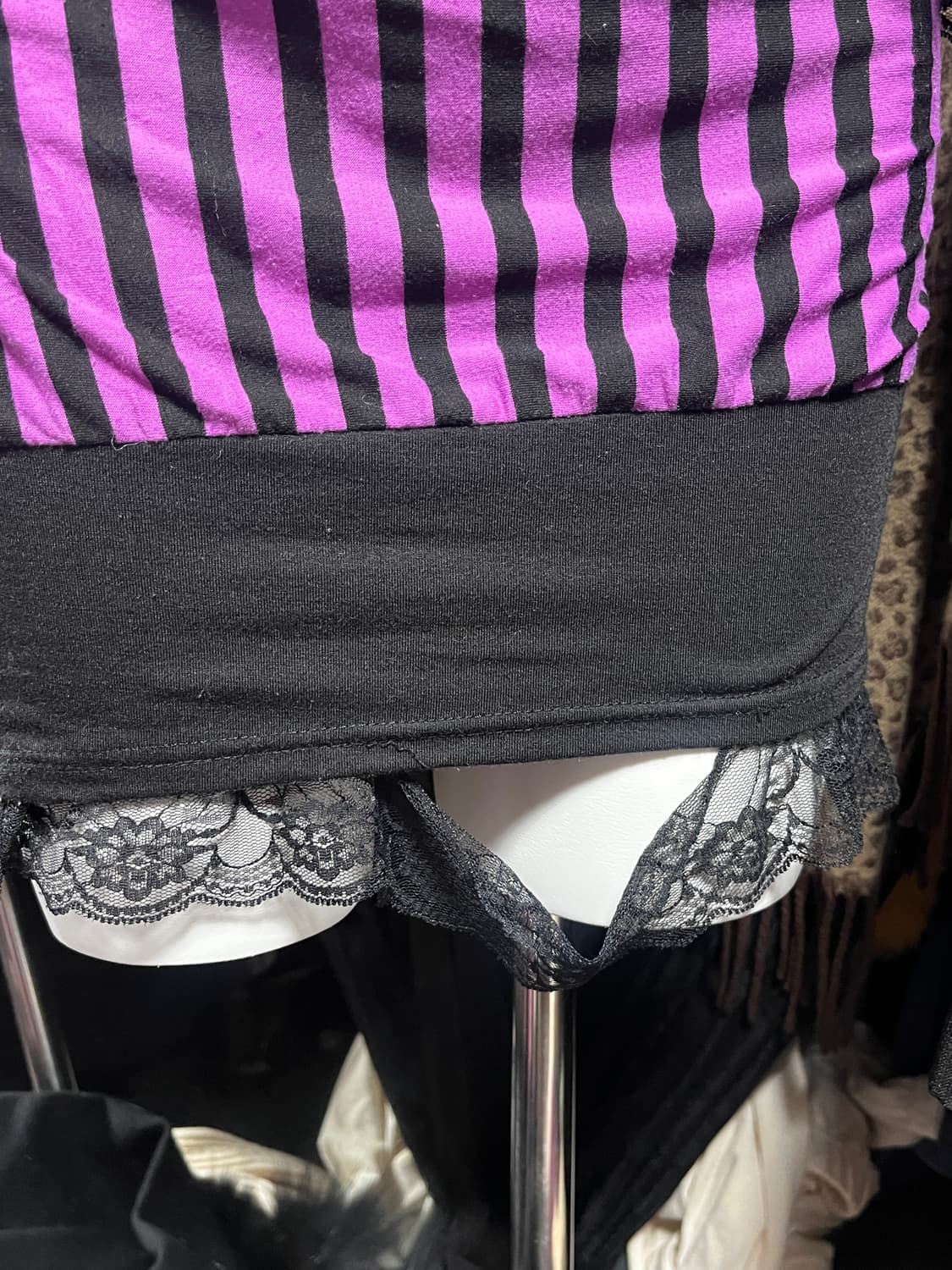 오네갸루 오프숄더 미니 드레스 상품이미지2