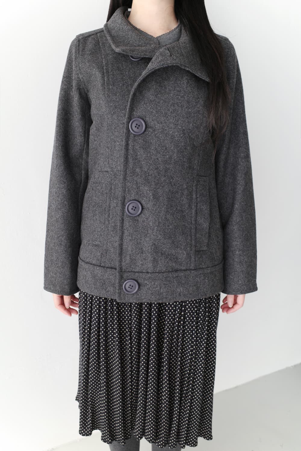 button vintage coat 상품이미지5