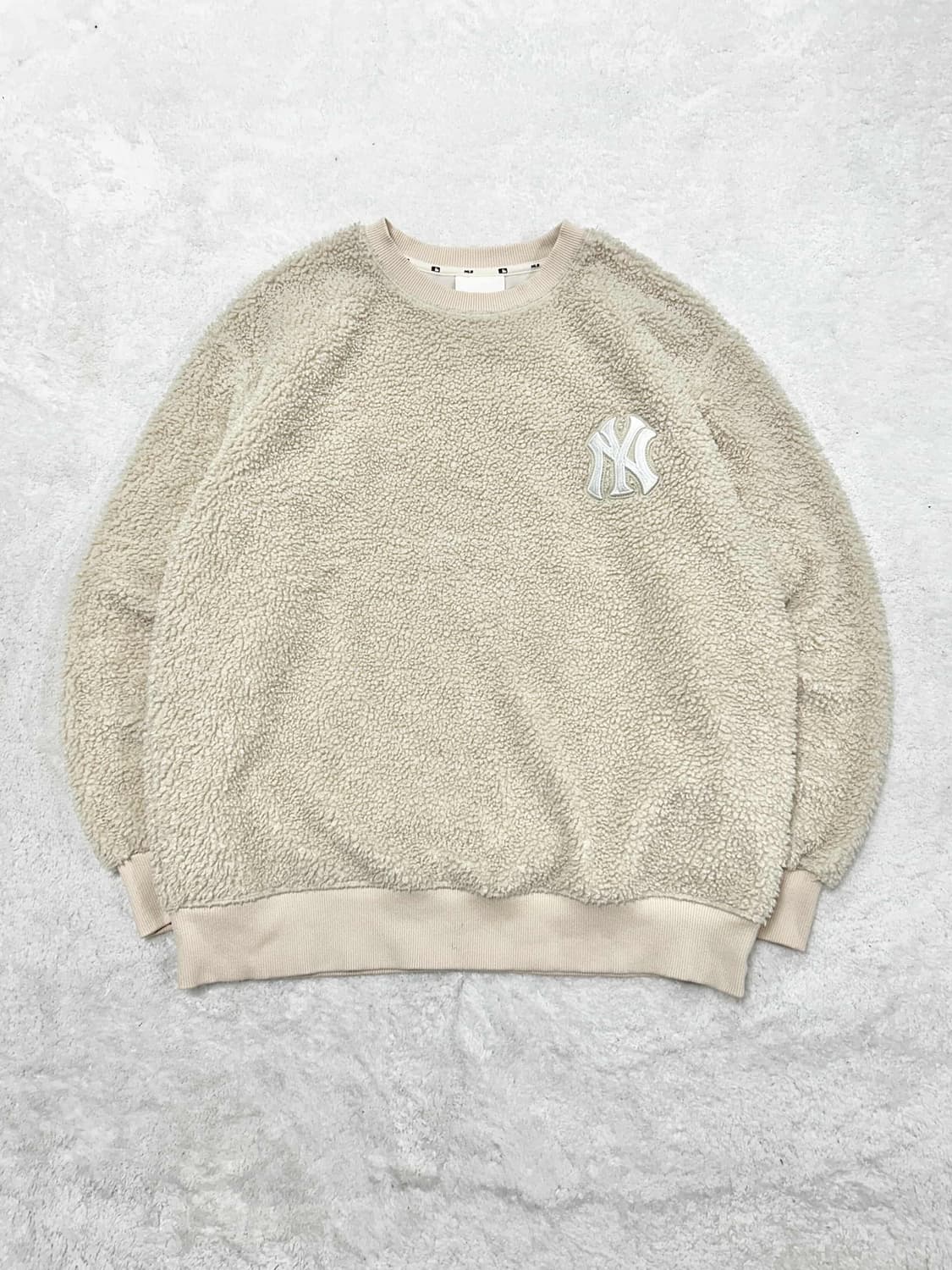 MLB 뉴욕양키스 빅로고 뽀글이 맨투맨 상품이미지5