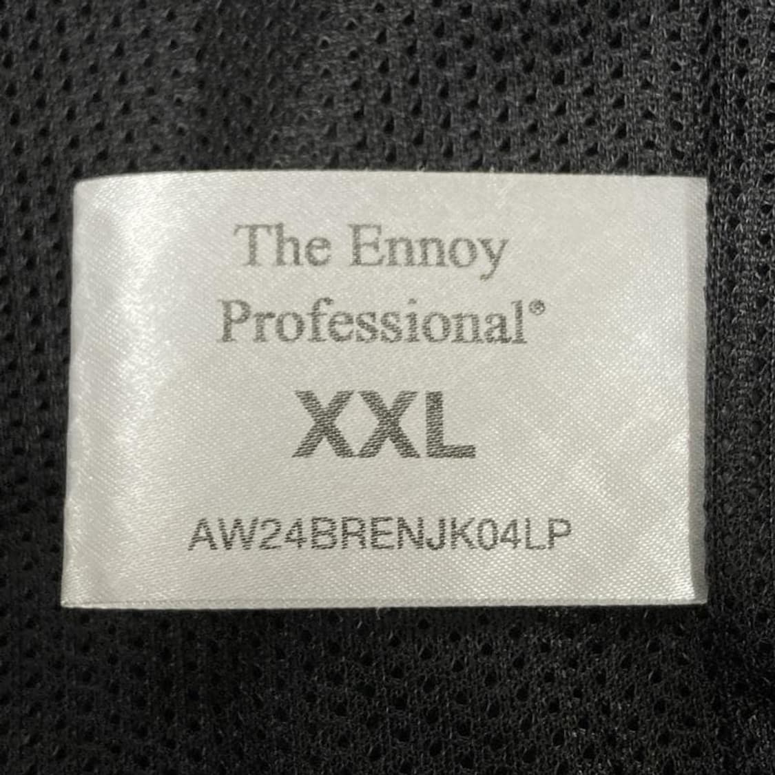 엔노이 ENNOY 2025 샤카 TECH CPN 후디 블랙 XXL 상품이미지4